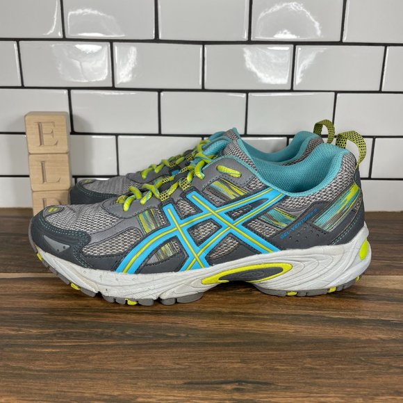 Asics Shoes - Asics Womens Gray GEL Venture 5 T5N8N Low Top Athletic Running Shoes Size 8.5